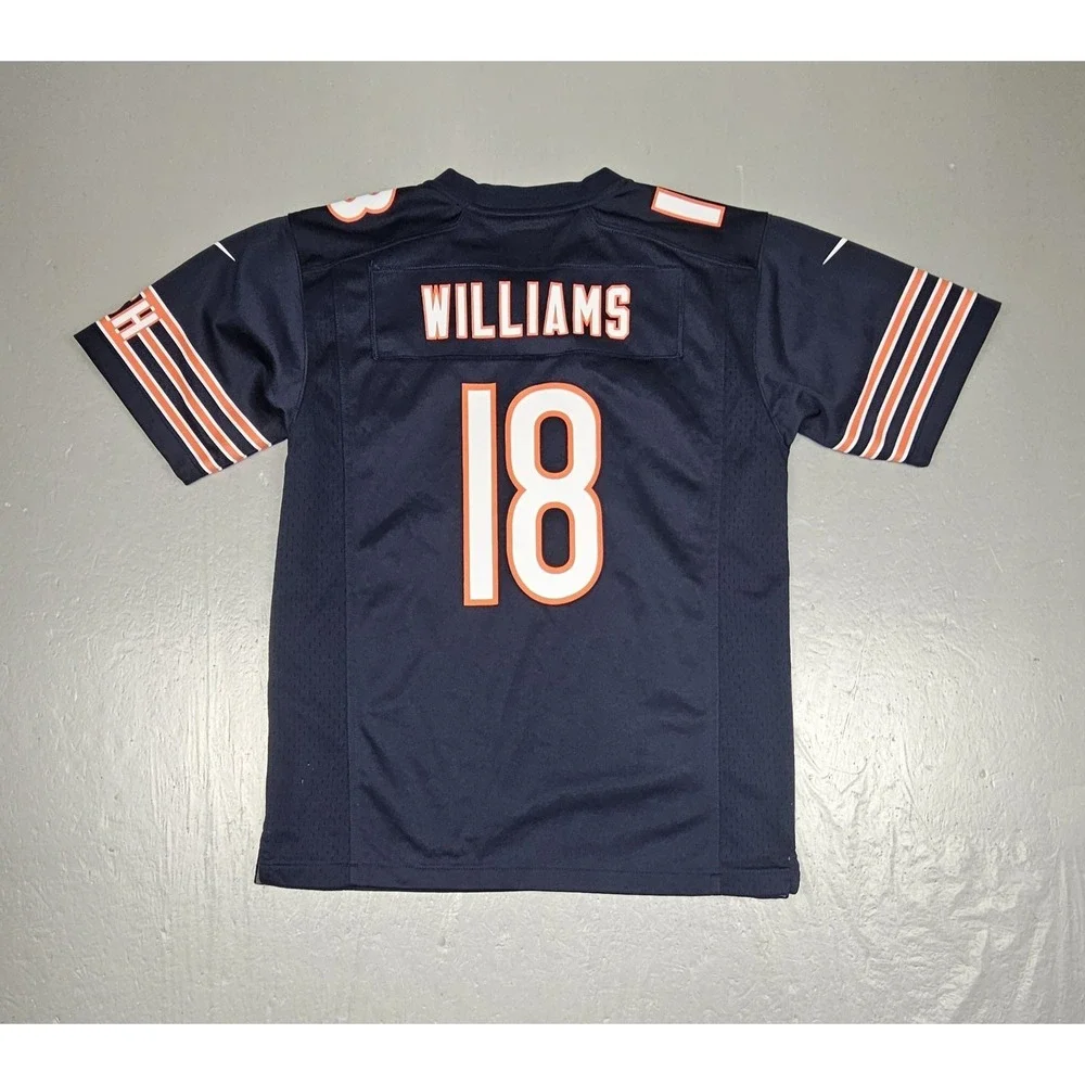 Nike Caleb Williams Chicago Bears Football Jersey # 18 Youth Large NFL Blue Home